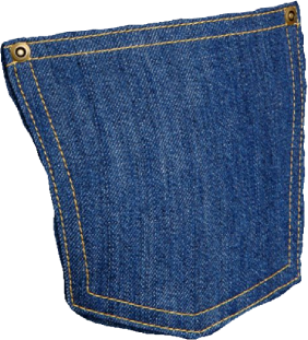 A jean pocket